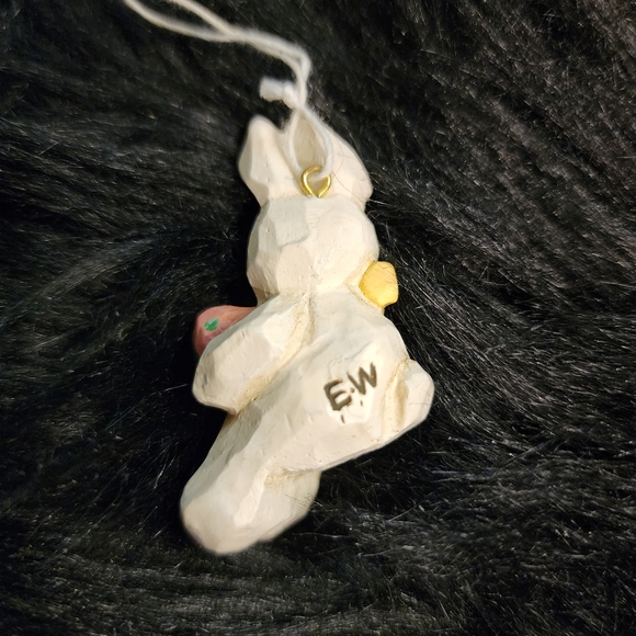 VINTAGE RARE FIND!Set of 4 Eddie Walker Easter Bunny Ornaments - Picture 9 of 11